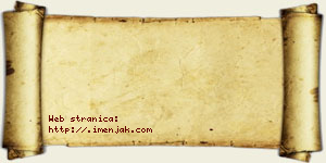 Olga Milanov vizit kartica